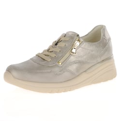 Waldlaufer - 927005 Side Zip Trainers, Pale Gold