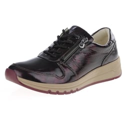 Waldlaufer - 957012 Patent Side Zip Shoes Bordeaux Waldlaufer - 957012 Patent Side Zip Shoes Bordeaux