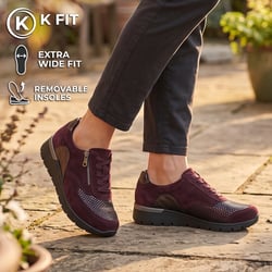 Waldlaufer - 626K02 Side Zip Shoes Bordeaux
