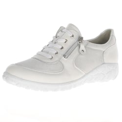 Waldlaufer - H89001 Side Zip Trainers, Off White