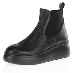 Wonders - 2604 Platform Chelsea Boots Black