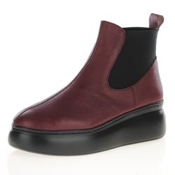 Wonders - 2604 Platform Chelsea Boots, Vino