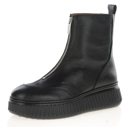 Wonders - 5202 Front Zip Ankle Boots, Black