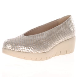 Wonders - 33100 Fly Wedge Pumps, Metallic Snake