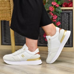 Tommy Hilfiger - Sporty Fashion Runners, Ecru