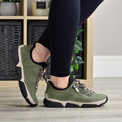 Rieker - 45973-54 Casual Laced Shoes Green