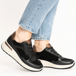 Ara - 57702 Garda Trainers, Black Combi