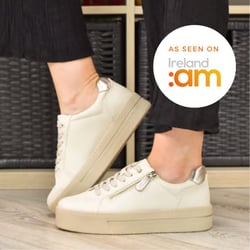 Jana - 23767 Chunky Platform Trainers Ivory
