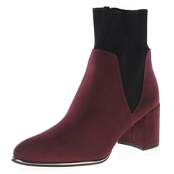 Marco Tozzi - 25092 Block Heel Sock Boots, Bordeaux