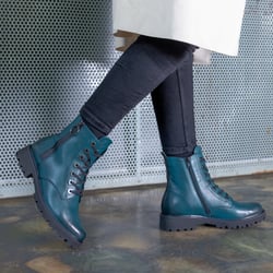Remonte - D8671-12 Lace Up Ankle Boots, Petrol