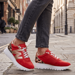 Wonders - 24100 Trainers, Red Multi