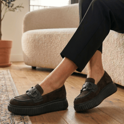 Wonders - 5203 Platform Loafers, Brown