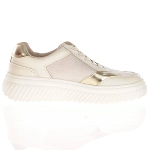 Caprice - 23711 Flatform Trainers - Vanilla Combi 2