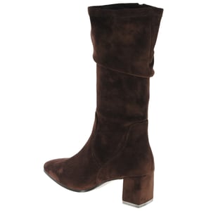 Caprice - 25303 Calf Slouch Sock Boots - Dark Brown 2