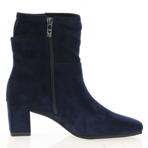 Caprice - 25304 Block Heeled Slouch Boots - Navy 3