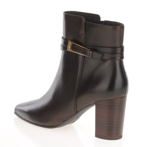 Caprice - 25317 Block Heeled Ankle Boots - Dark Brown 2
