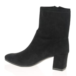 Caprice - 25354 Vegan Block Heeled Ankle Sock Boots - Black 3