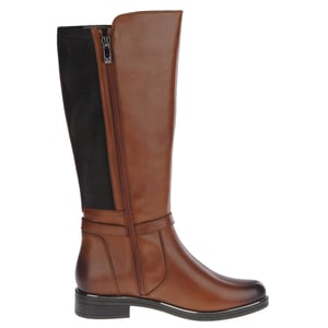 Caprice - 25521 Leather Knee Boots Cognac 3