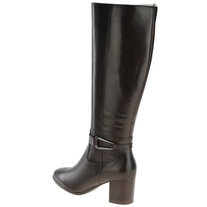 Caprice - 25528 Leather Knee Boots - Dark Brown 2