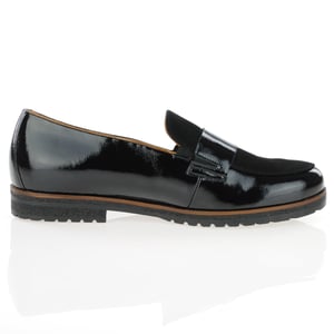Gabor - Elder Flat Patent Loafers - Black 3
