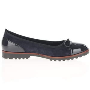 Gabor - Assist Flat Bow Pumps - Dark Navy 3
