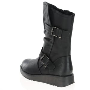 Heavenly Feet - Hannah Vegan Mid Calf Boots - Black 2