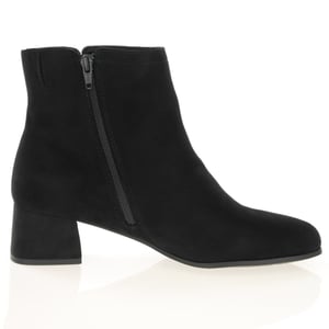 Jana - 25364 Block Heeled Ankle Boots - Black 3