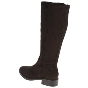 Jana - 25561 Flat Knee Sock Boots, Mocca 2