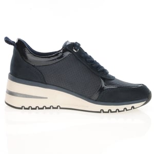 Marco Tozzi - 23767 Side Zip Trainers - Dark Navy 3