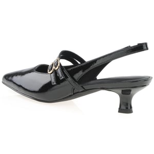 Marco Tozzi - 29508 Sling Back Shoes - Black Patent 2