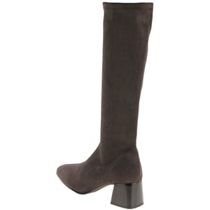 Miss Elastic - 75435 Knee Sock Boots - Brown 2