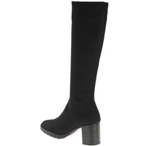 Miss Elastic - 78173 Platform Knee Sock Boots - Black 2