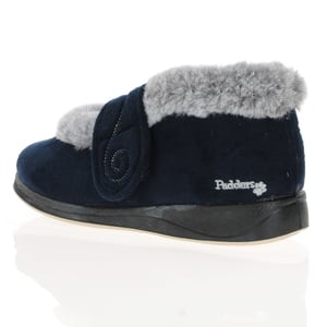 Padders - Hush Warm Lined Slippers - Navy / Grey 2