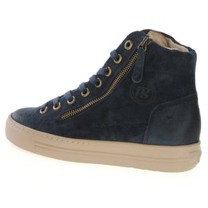 Paul Green - 4024 Suede High Top Trainers - Navy 2
