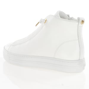 Paul Green - 5283 Leather High Top Trainers - White 2