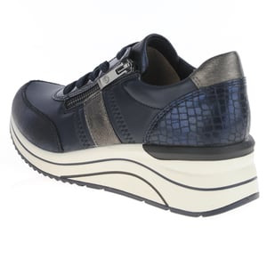 Remonte - D0T09-14 Wedge Trainers, Navy 2
