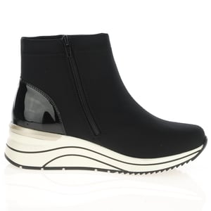 Remonte - D0T73-03 Water Resistant Wedge Ankle Boots - Black 3