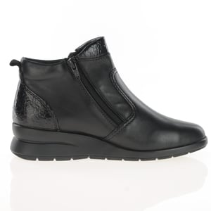 Rieker - L4861-00 Twin Zip Ankle Boots - Black 3