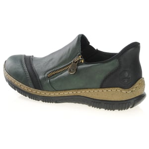 Rieker - N3265-54 Side Zip Shoes - Green 2