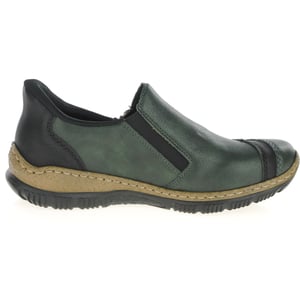 Rieker - N3265-54 Side Zip Shoes - Green 3