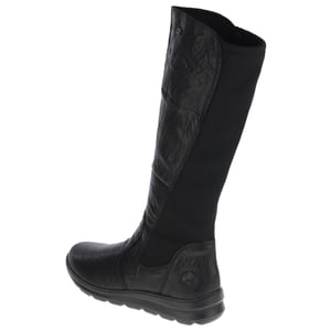 Rieker - Z0067-00 Water Resistant Knee Boots, Black 2