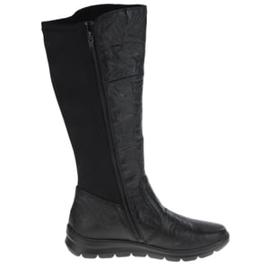 Rieker - Z0067-00 Water Resistant Knee Boots, Black 3