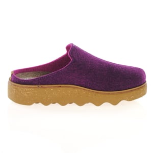 Rohde - 6120-59 Chunky Felt Slippers, Purple 2