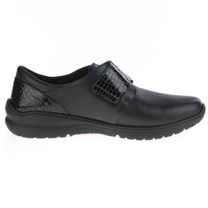 Softmode - Drew Suede Velcro Strap Shoes - Black 3