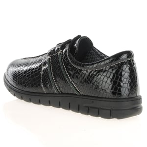 Softmode - Gemma Water Resistant Shoes - Black Croc 2
