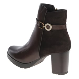Susst - Hudson Block Heeled Ankle Boot, Dark Brown 2
