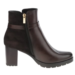 Susst - Hudson Block Heeled Ankle Boot, Dark Brown 3