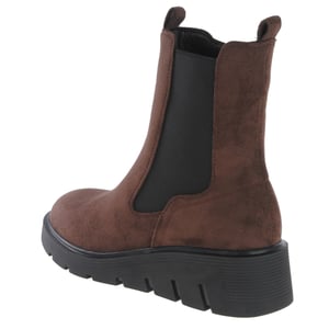 Susst - Nessa Low Wedge Chelsea Boots - Brown 2