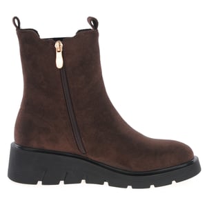 Susst - Nessa Low Wedge Chelsea Boots - Brown 3