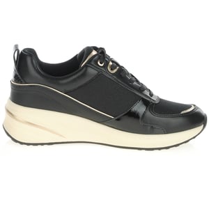 Tamaris - 23754 Side Zip Wedge Trainers - Black 3